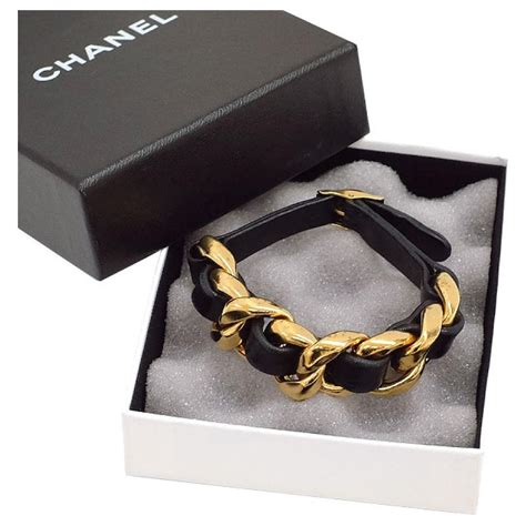 chanel kette schwarz|Chanel pre owned schmuck.